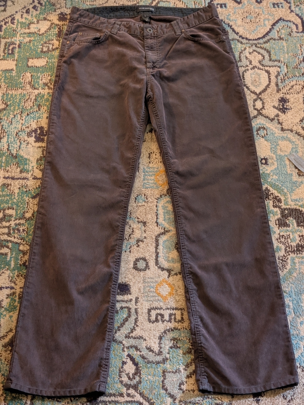 Club Monaco Men's Bootcut Corduroy Jeans — Dark Brown